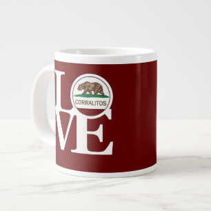 Taza De Café Gigante LOVE Corralitos 20oz Mug