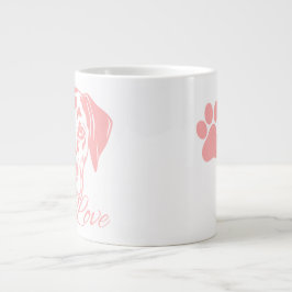 Taza De Café Gigante Love Dalmata