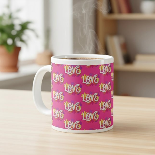 Taza De Café Gigante LOVE Giant Coffee Mug (Subido por el creador)