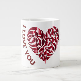 Taza De Café Gigante LOVE Mugs