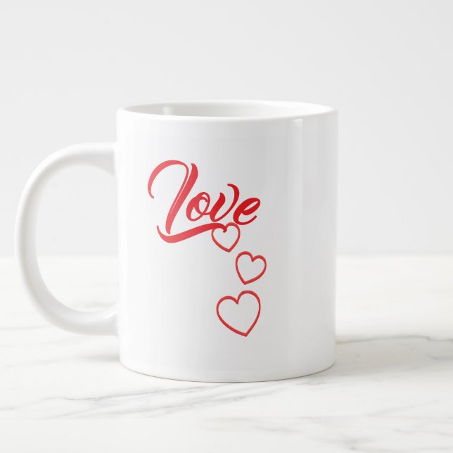 Taza De Café Gigante Love Specialty Mug (Izquierda)