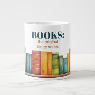 Taza De Café Gigante Lover del libro de lectura divertida