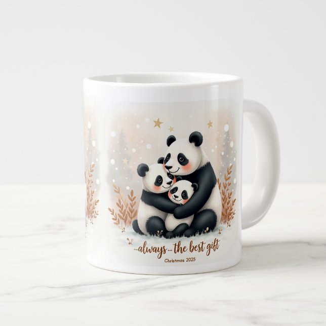 Taza De Café Gigante Loving Christmas Mom Mug (Derecha)
