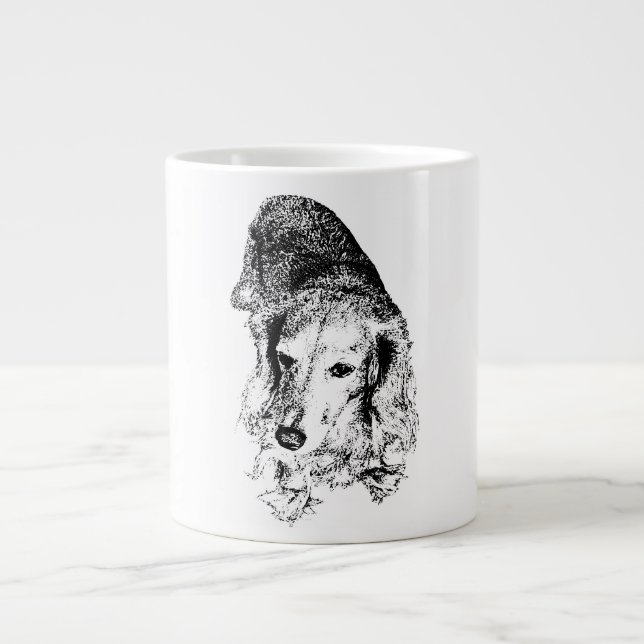 Taza De Café Gigante Low & Loyal – Dachshund (Frente)