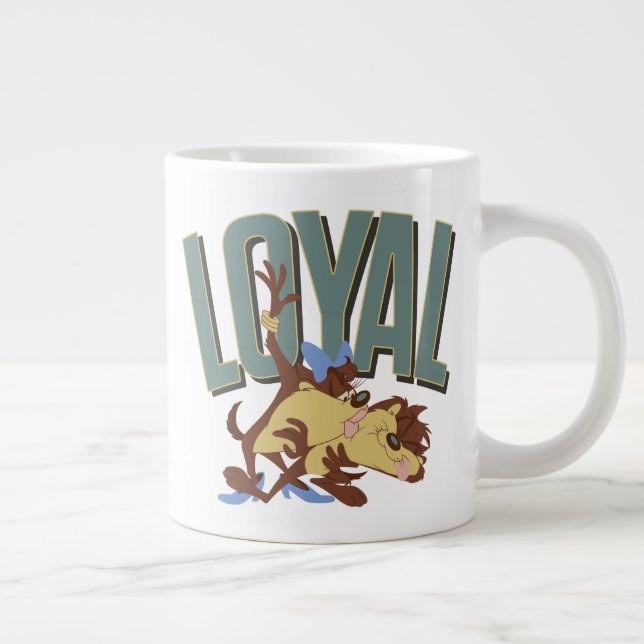 Taza De Café Gigante Loyal Tasmanian She-Devil y TAZ™ (Derecha)