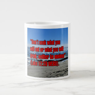 Taza De Café Gigante Lucas 12:29 WEBU Mug