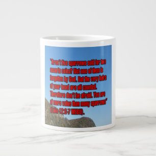 Taza De Café Gigante Lucas 12:6-7 WEBU Mug