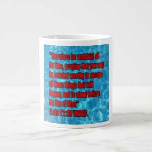 Taza De Café Gigante Lucas 21:36 WEBU Mug