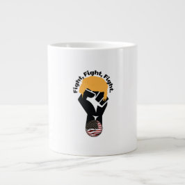 Taza De Café Gigante Lucha, Lucha, Lucha
