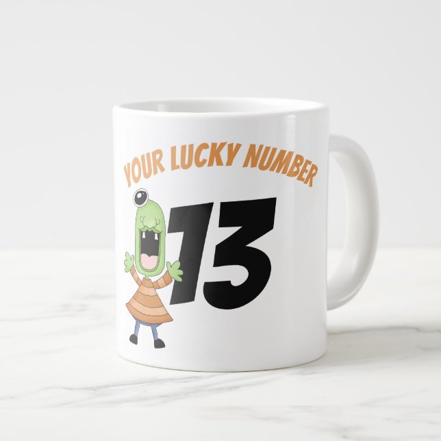 Taza De Café Gigante Lucky Bingo Jumbo Mug (Derecha)