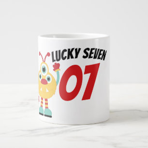 Taza De Café Gigante Lucky Bingo Jumbo Mug