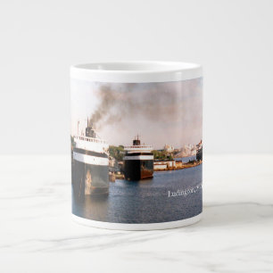 Taza De Café Gigante Ludington Ferries jumbo mug