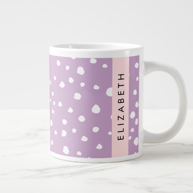 Taza De Café Gigante Lugares de Dalmacia Lilac, puntos de Dalmacia, tu  (Derecha)