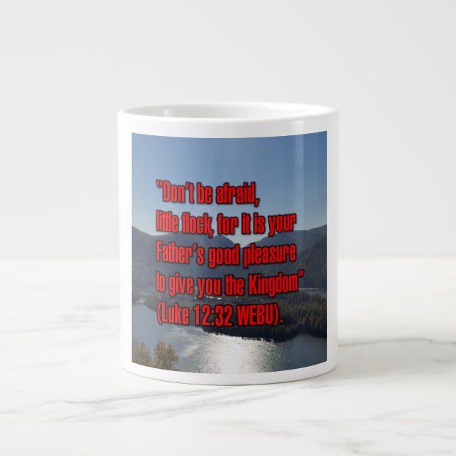 Taza De Café Gigante Luke 12:32 WEBU Mug (Frente)