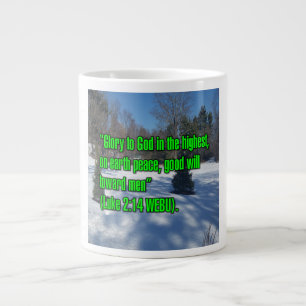 Taza De Café Gigante Luke 2:14 WEBU Mug