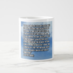 Taza De Café Gigante Luke 2:8-12 WEBU Mug
