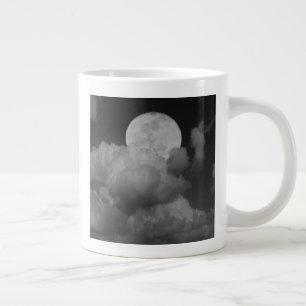 Taza De Café Gigante Luna y nubes sobre Kansas