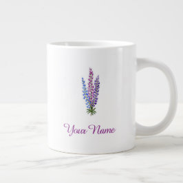 Taza De Café Gigante Lupino de Nueva Escocia