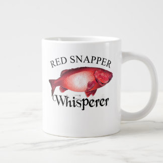Taza De Café Gigante Luz del culetero del paro rojo
