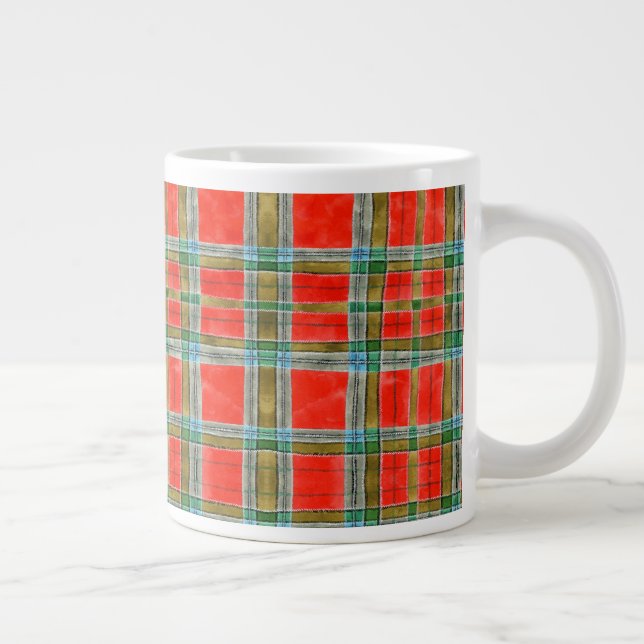 Taza De Café Gigante MAC BAIN TARTAN Big Mug (Derecha)