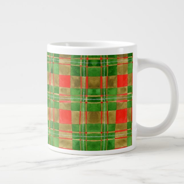 Taza De Café Gigante MAC GREGOR TARTAN Big Mug (Derecha)