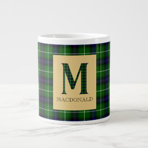 Taza De Café Gigante MacDonald Tartán Monograma M 