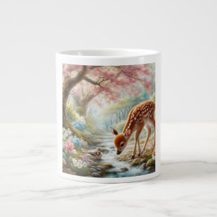 Taza De Café Gigante Maderas de primavera con pato y cebada/ciervo