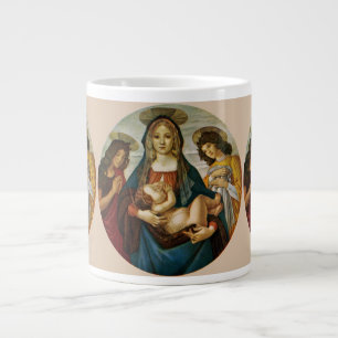 Taza De Café Gigante Madonna y el niño de Botticelli