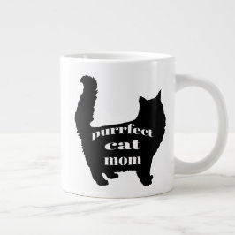 Taza De Café Gigante Madre de gato moderna de la clase de la clase de l