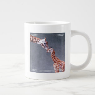 Taza De Café Gigante Madre de las imágenes el   de Getty y jirafa del