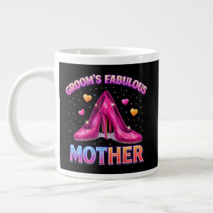 Taza De Café Gigante Madre Fabulosa del Novio Mamá del Novio