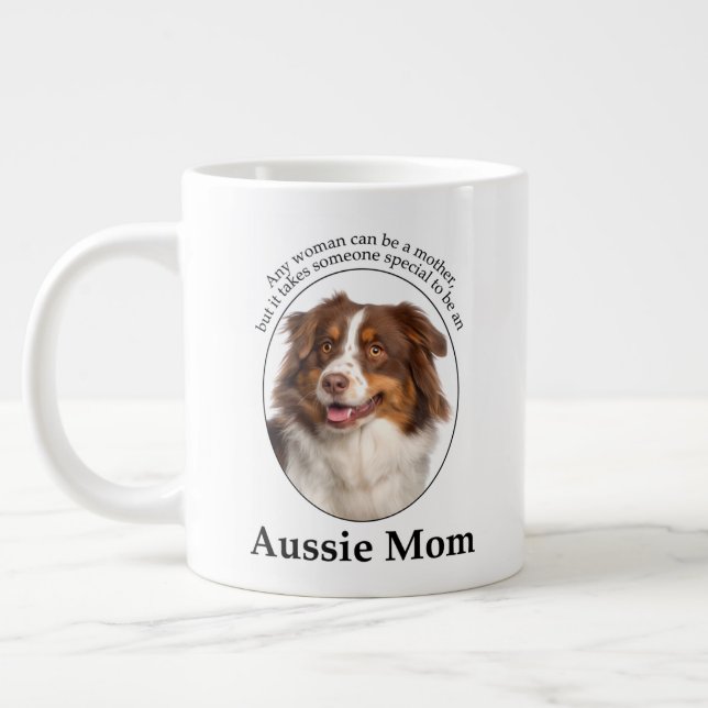 Taza De Café Gigante Madre Pastora de Australia Roja (Izquierda)