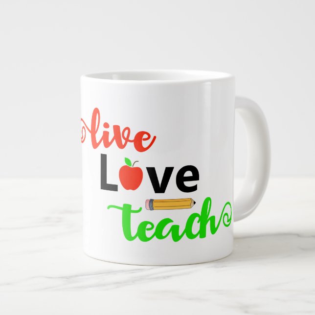 Taza De Café Gigante Maestra - Jumbo Mug (Derecha)