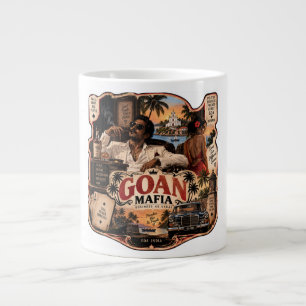 Taza De Café Gigante Mafia de Goa - Orgullo de Goa