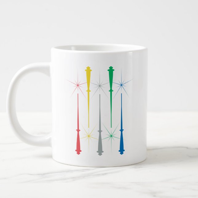Taza De Café Gigante Magia Wands Jumbo Mug (Izquierda)