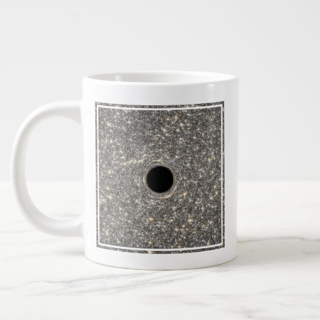 Taza De Café Gigante Magnífico Agujero Negro En Medio De Una Galaxia. (Izquierda)