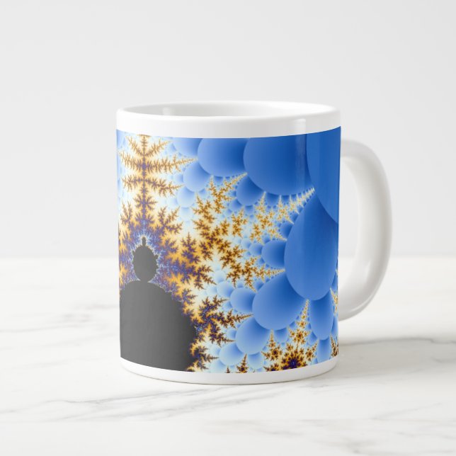 Taza De Café Gigante Magnífico Mandelbrot Fractal (Derecha)