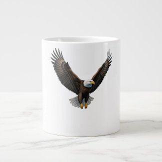 Taza De Café Gigante Majestic Eagle Soar T-Shirt Design