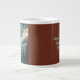 Taza De Café Gigante Majestuoso Hawk de cola roja