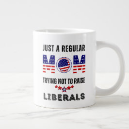 Taza De Café Gigante Mamá conservadora Mug-20oz