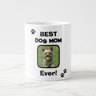 Taza De Café Gigante Mamá de perro y gato más linda personalizada