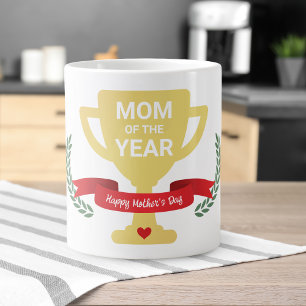 Taza De Café Gigante Mamá del Año Día de la Madre