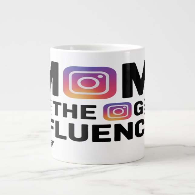 Taza De Café Gigante Mamá: El influyente de OG (Frente)