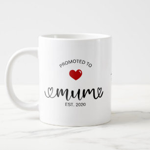 Taza De Café Gigante Mamá Establecida Ascendida a Mamá