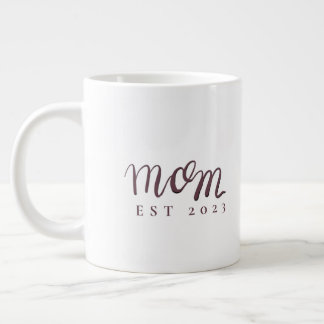 Taza De Café Gigante Mamá Estableció Nombre Personalizado Regalo de Nue