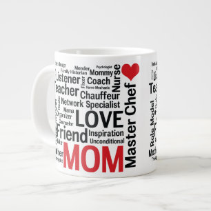 Taza De Café Gigante Mamá estupenda multitalentosa asombrosa del día de