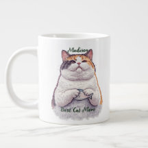 Mamá gato de pez mejor lindo script personalizado