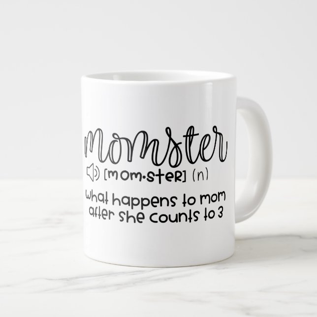 Taza De Café Gigante Mamá - Jumbo Mug (Derecha)