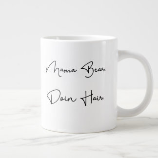 Taza De Café Gigante Mamá Oso. Cabello Doin.