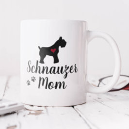 Taza De Café Gigante Mamá Schnauzer